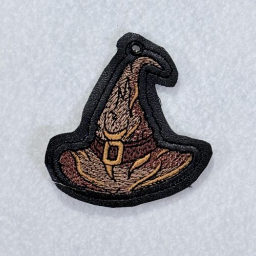 Brown-Witch-Hat-Key-Fob