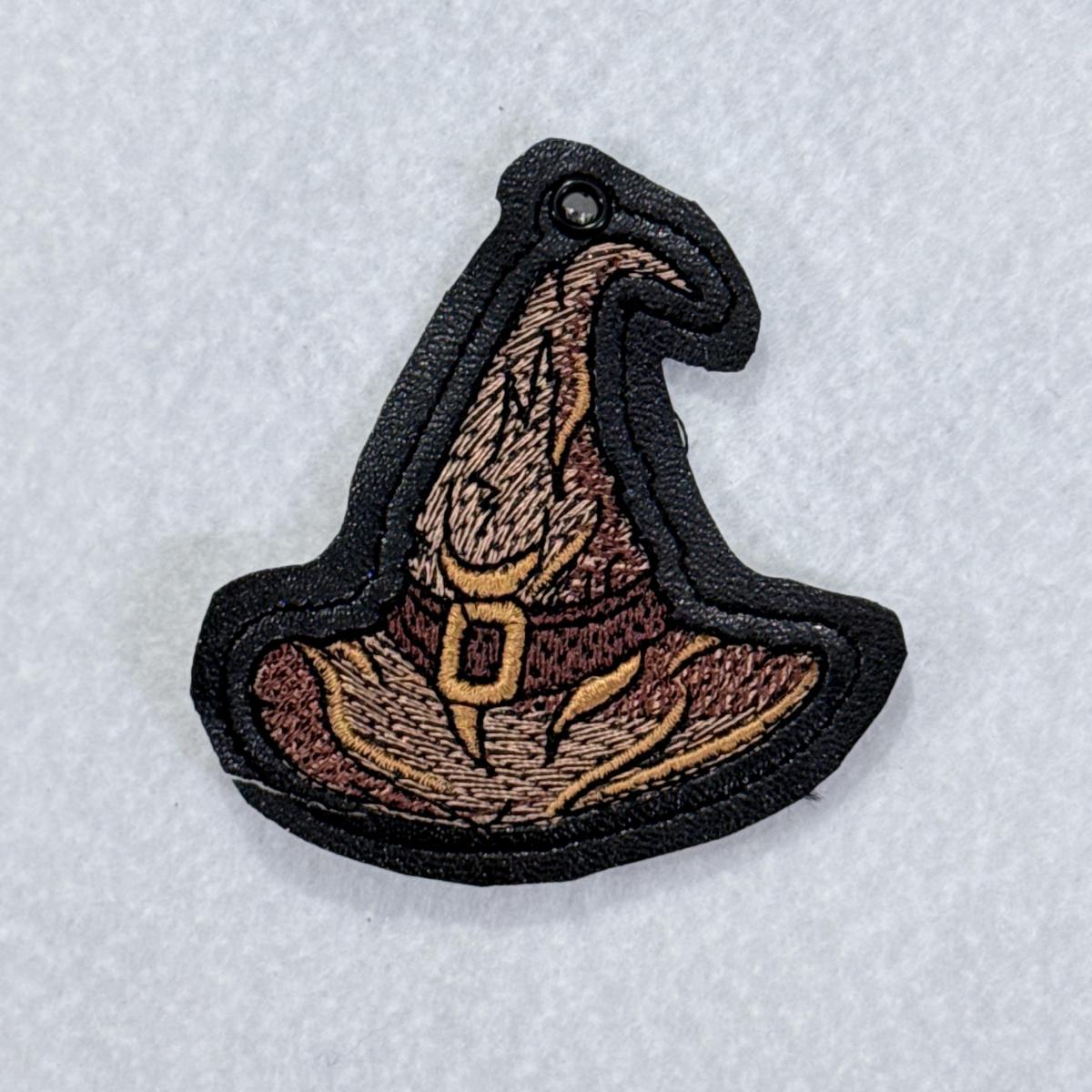 Brown-Witch-Hat-Key-Fob