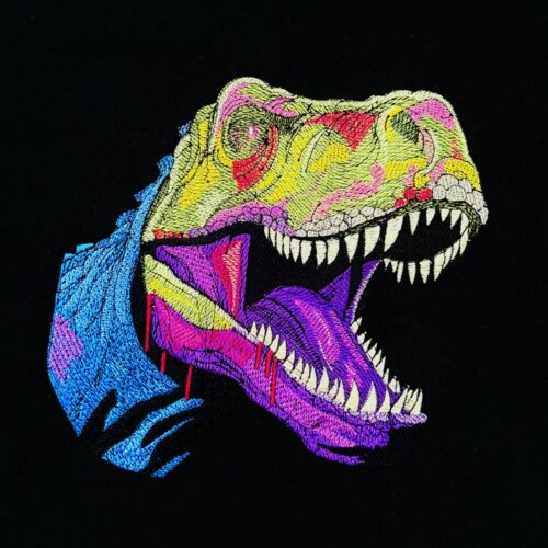 Colorful-Dinosaur-Face