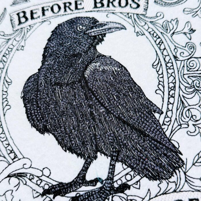Crows-before-Bros-Quote-Embroidery-Design