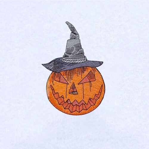 FE04012-01---Pumpkin-With-Witch-Hat