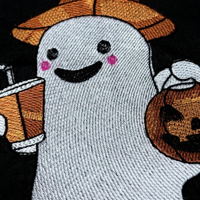 Ghost-With-Pumpkin-And-Drink-Embroidery-Design
