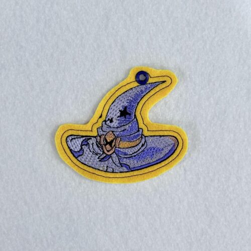 Purple-Witch-Hat-Key-Fob
