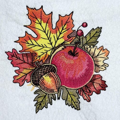 Acorn-and-Apple-Fall-with-Leaves