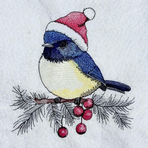 Festive-Blue-Tit