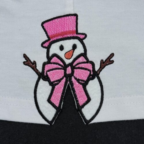 Snowmen-With-Top-Hat-Split-Bow-Applqiue