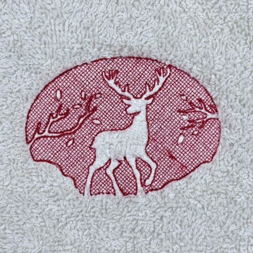 Winter-Deer-Embossed