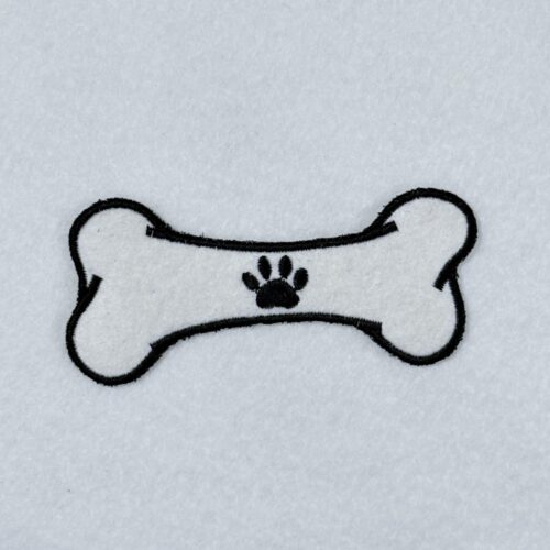 Dog-Bone-With-Paw-Print