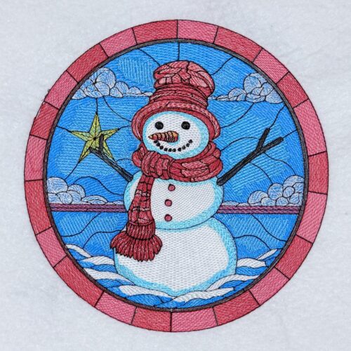 Stained-Glass-Snowman