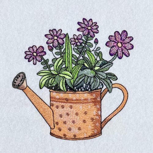 Garden-Flowers-In-Watering-Can