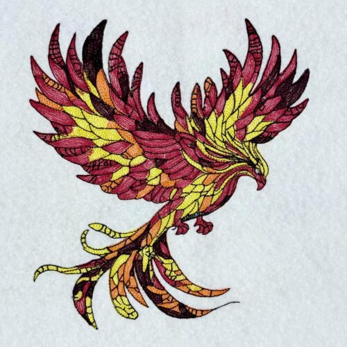 Stained-Glass-Phoenix-Bird