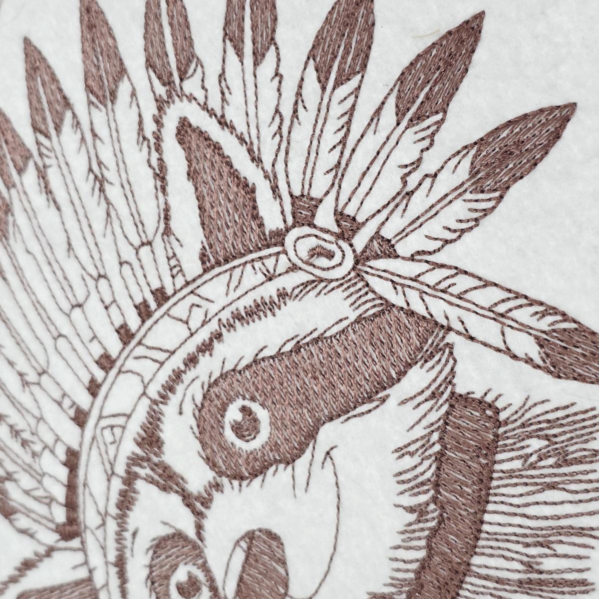 Tribal-Feathered-Raccoon-Embroidery-Design
