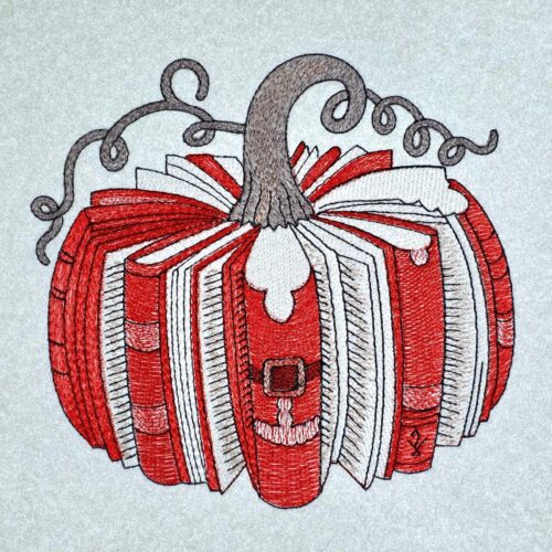 santa-library-pumpkin