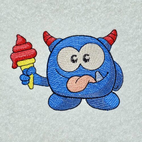 cute-monster-holding-ice-cream