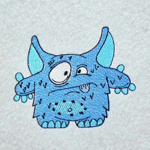 goofy-blue-monster