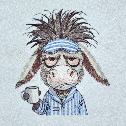 grumpy-donkey-in-pajamas-with-coffee