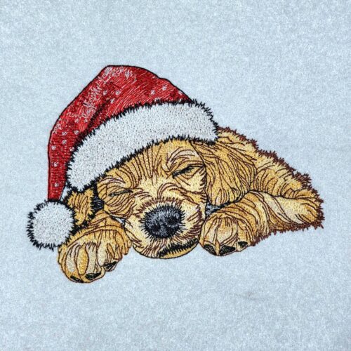 sleeping-puppy-in-santa-hat