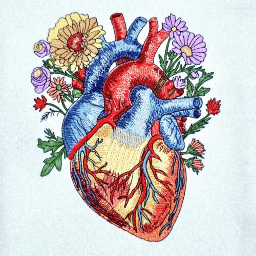 an-anatomical-heart-with-floral-elements