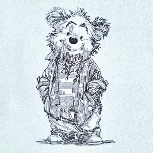 bear-detailed-line-art