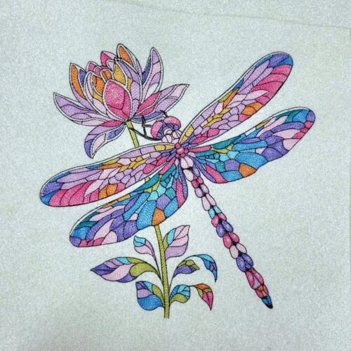 colorful-dragonfly-with-flower