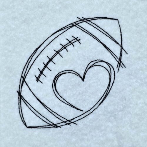 football-heart-emblem