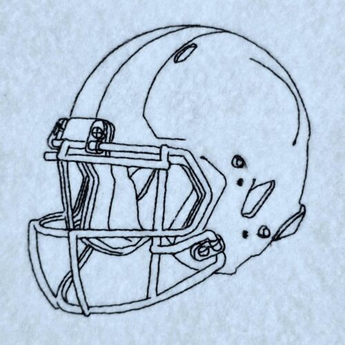 football-helmet-line-art