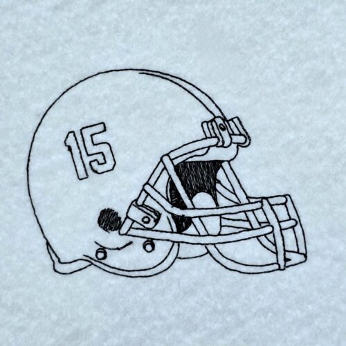 football-helmet-with-number-line-art