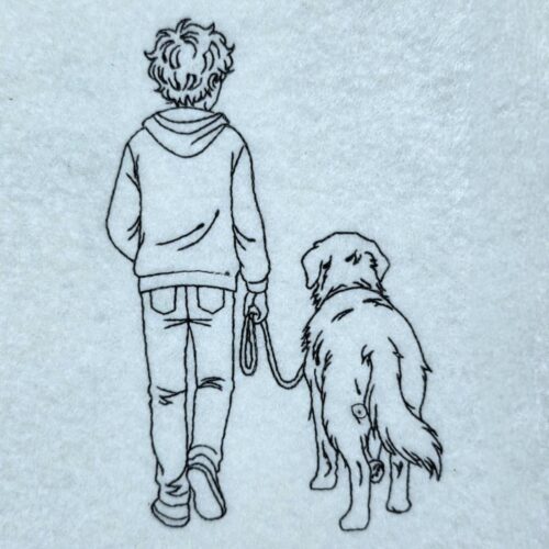 walking-my-mate-line-art