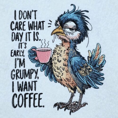 coffee-addicted-grumpy-bird-quote