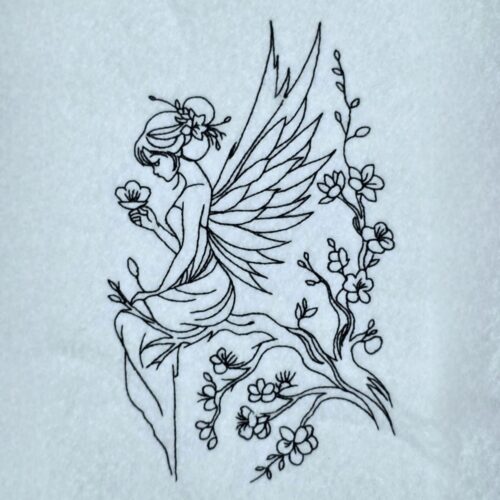 elegant-garden-fairy-line-art