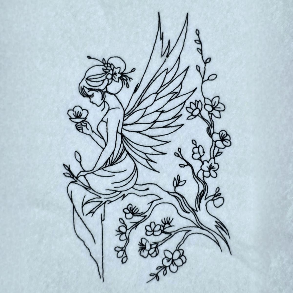 elegant-garden-fairy-line-art