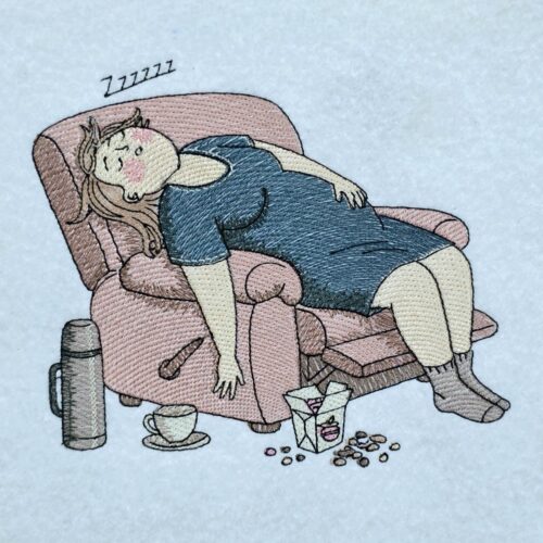exhausted-lady-resting-scene