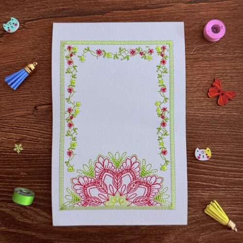 floral-border-lotus-cardstock