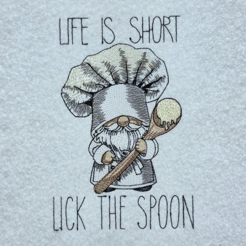 life-is-short-lick-the-spoon-gnome-quote