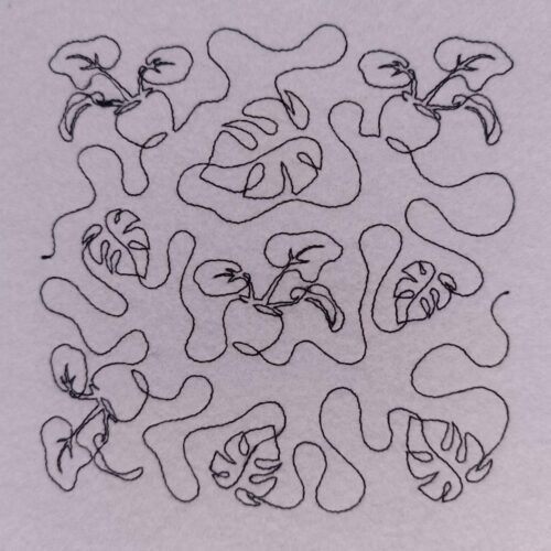 monstera-leaves-quilting-pattern