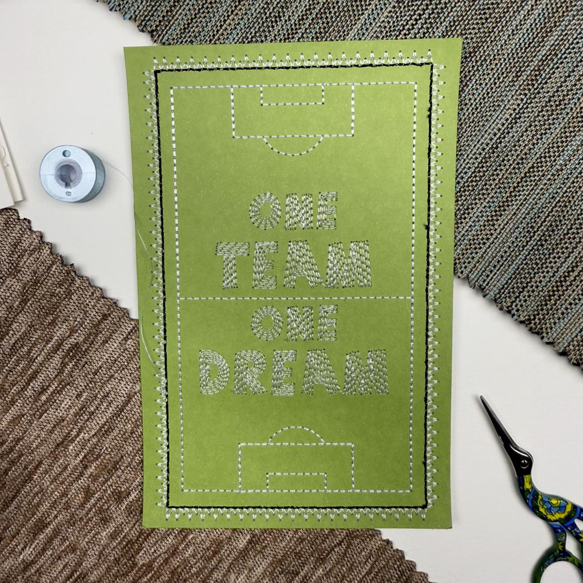 one-team-one-dream-sports-cardstock