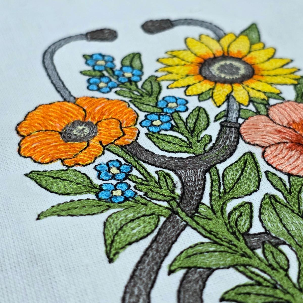 stethoscope-with-flower-embroidery-design