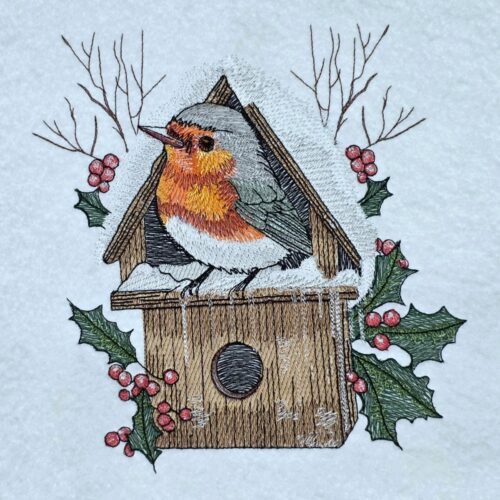 winter-robin-birdhouse