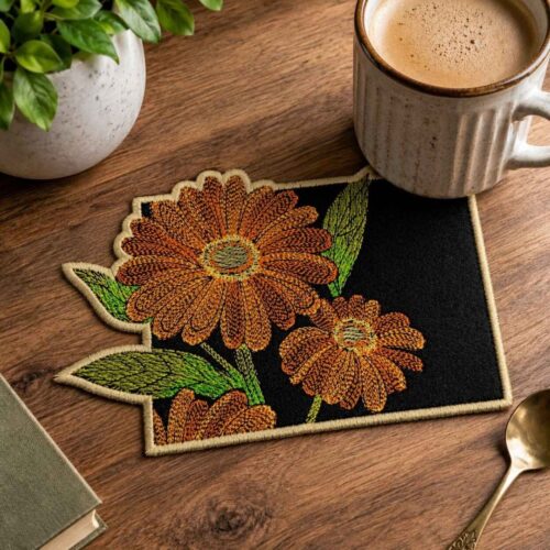 Orange-Daisy-ITH-Mug-Rug-Machine-Embroidery-Design