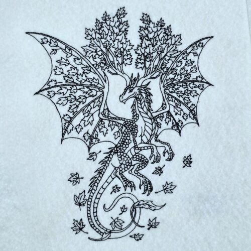 autumn-dragon-line-art