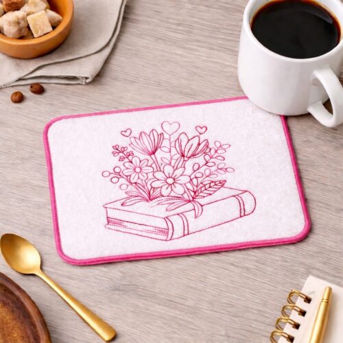 book-and-blooms-mug-rug