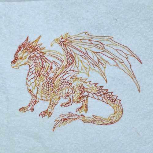 mystic-dragon-line-art