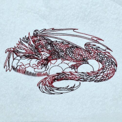 nurturing-dragon-line-art