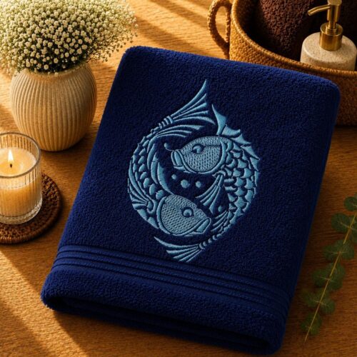pisces-zodiac-embossed