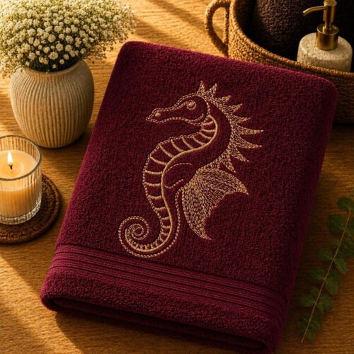 seahorse-outline-embossed