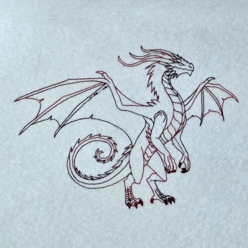 standing-dragon-line-art