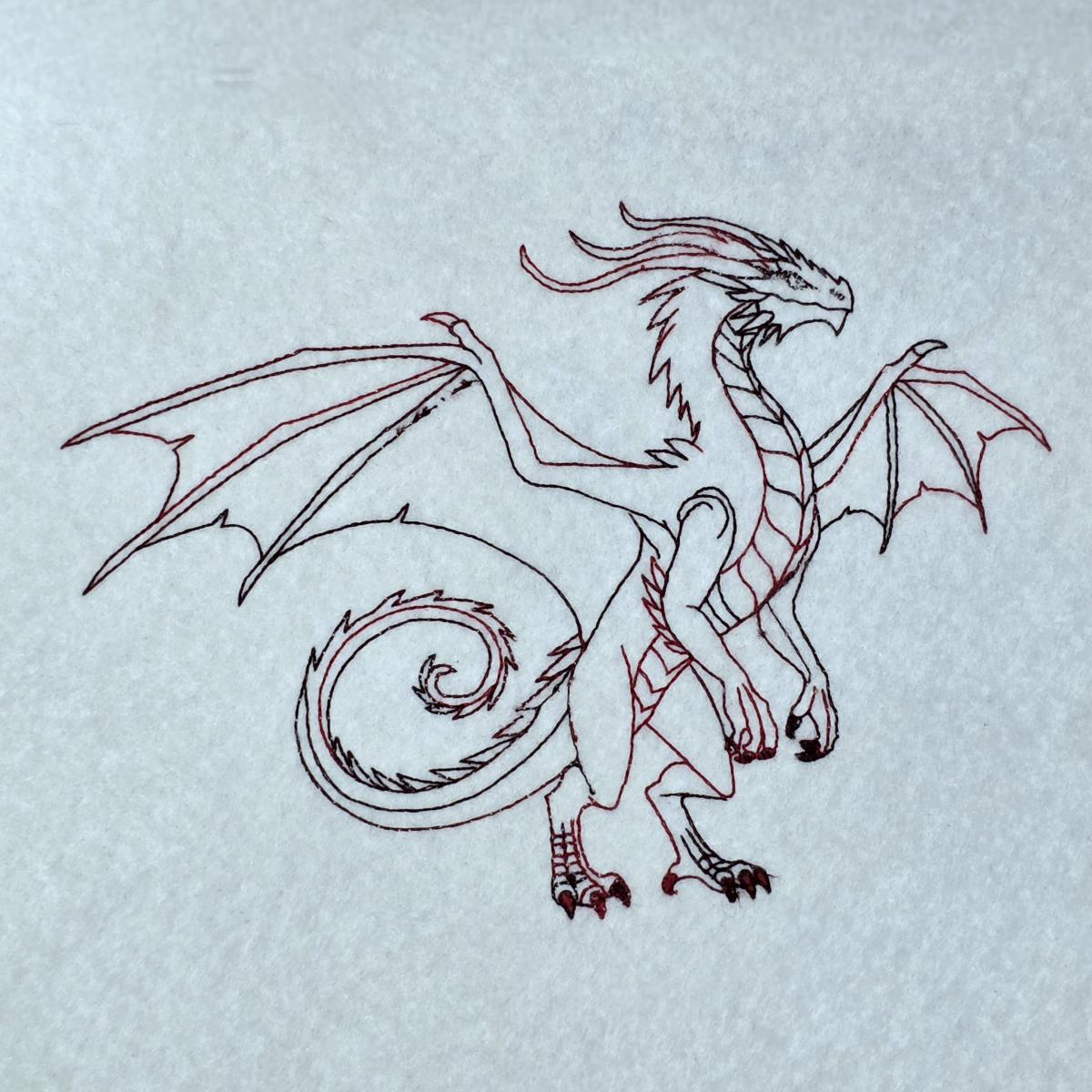 standing-dragon-line-art