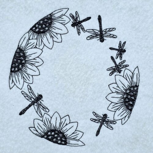 sunflower-dragonfly-wreath