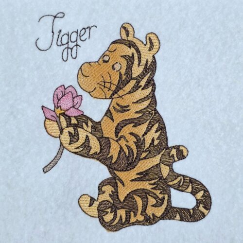 tigger-holding-flower
