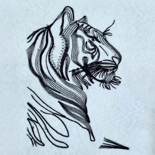 elegant-lion-line-art